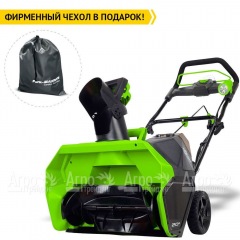 Снегоуборщик аккумуляторный GreenWorks GD40SB в Иркутске