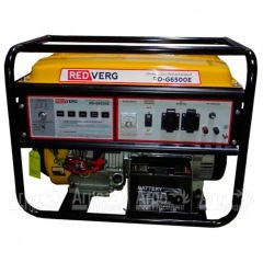 Бензогенератор RedVerg RD-G6500E 6 кВт в Иркутске