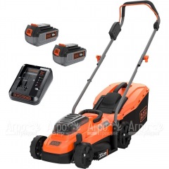 Газонокосилка аккумуляторная Black+Decker BCMW33184L2 в Иркутске