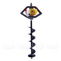 Мотобур (бензобур) Iron Mole E53 Tandem + шнек 150х1000 в Иркутске