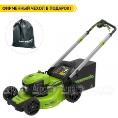 Газонокосилка аккумуляторная GreenWorks GD40LM48SPК4 в Иркутске