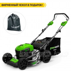 Газонокосилка аккумуляторная GreenWorks GD40LM46SPK6 в Иркутске