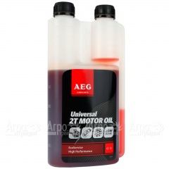 Масло минеральное Universal AEG 2T Motor Motor Oil API TC 1 л для 2-х тактных двигателей в Иркутске