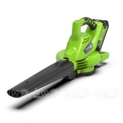 Воздуходувка аккумуляторная GreenWorks G-Max GD40BV 40V 280 км/ч (без батареи и зарядного устройства) в Иркутске