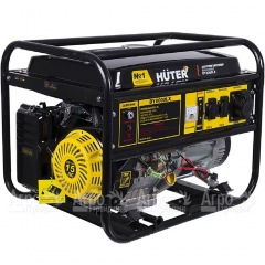 Бензиновый генератор Huter DY8000LX 6.5 кВт с колёсами в Иркутске