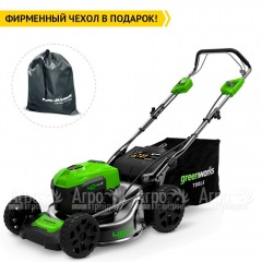 Газонокосилка аккумуляторная GreenWorks GD40LM46SPK4 в Иркутске