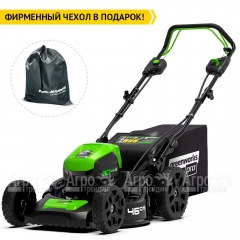 Газонокосилка аккумуляторная GreenWorks GD80LM46SPK4 в Иркутске