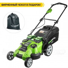 Газонокосилка аккумуляторная GreenWorks G40LM49DBK6 в Иркутске