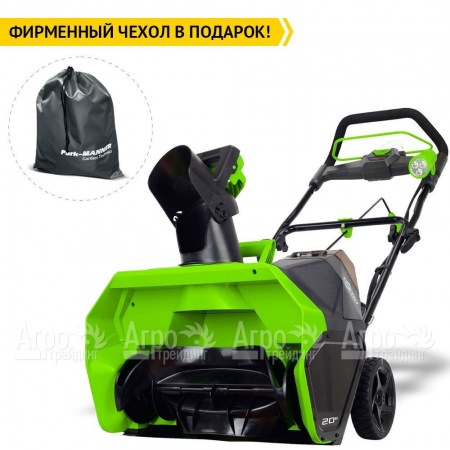 Снегоуборщик аккумуляторный GreenWorks GD40SB в Иркутске