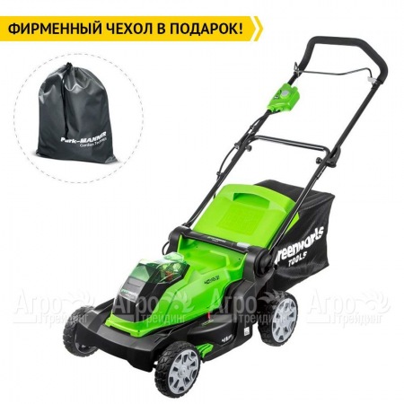 Газонокосилка аккумуляторная GreenWorks G40LM41K4  в Иркутске