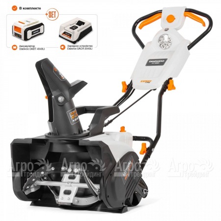 Снегоуборщик аккумуляторный Daewoo DAST 5040Li Battery Set в Иркутске