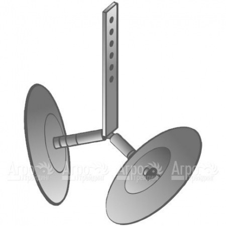 Окучник дисковый без сцепки для культиваторов Целина 500, 404, 406  в Иркутске