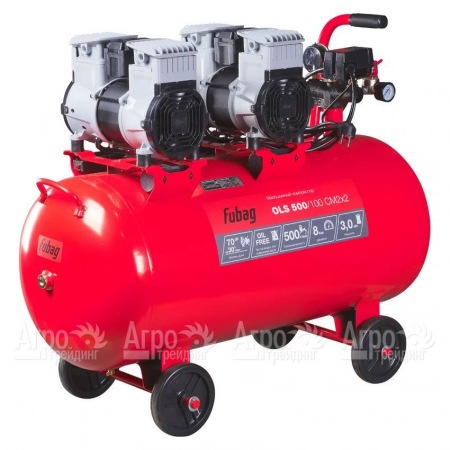 Компрессор безмасляный малошумный Fubag OLS 500/100 CM2х2  в Иркутске