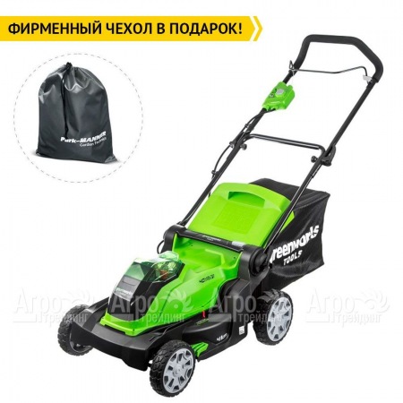 Газонокосилка аккумуляторная GreenWorks G40LM41K6  в Иркутске