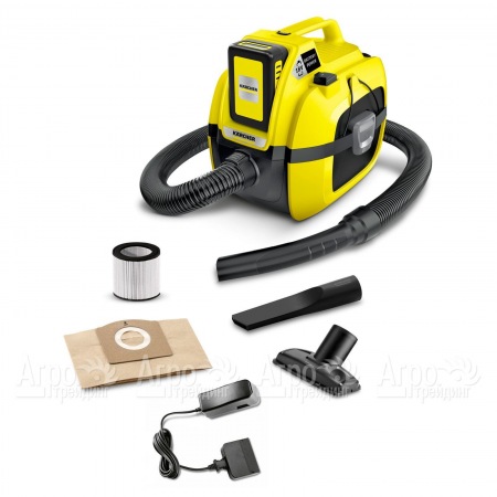 Хозяйственный пылесос Karcher WD 1 Compact Battery Set в Иркутске