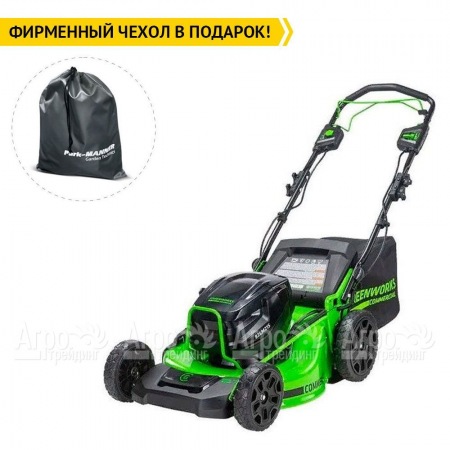 Газонокосилка аккумуляторная GreenWorks GC82HPLM51 (без аккумулятора и зарядного устройства)  в Иркутске