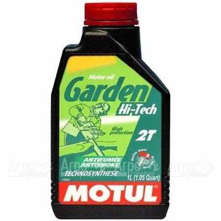 Моторное масло Motul Garden 2T Hi-Tech 1 л 102799 для 2-х тактных двигателей  в Иркутске