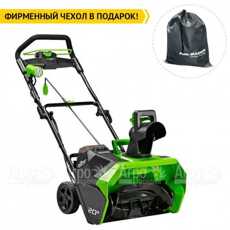 Снегоуборщик аккумуляторный GreenWorks GD40STK5 5 Ач в Иркутске