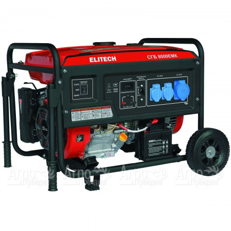 Бензогенератор Elitech СГБ 8000ЕМК 6 кВт  в Иркутске