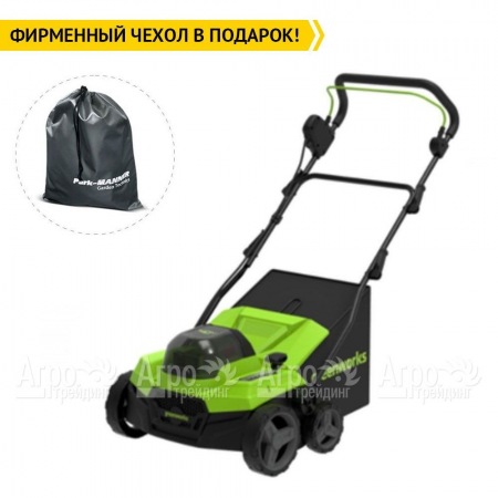 Аккумуляторный вертикуттер GreenWorks GD40SC38IIK4 в Иркутске