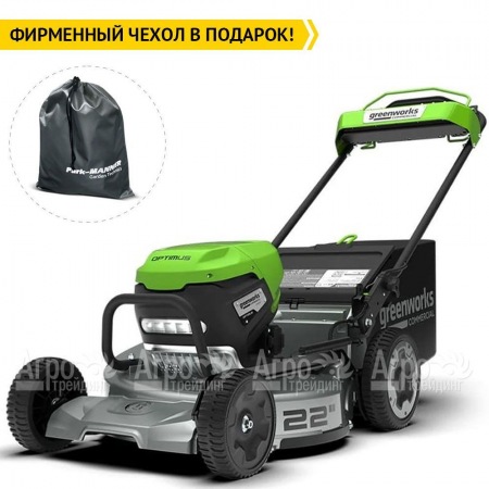 Газонокосилка аккумуляторная GreenWorks LM221S (без аккумулятора и зарядного устройства)  в Иркутске