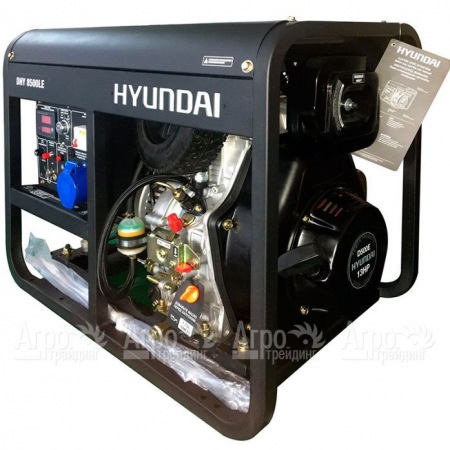 Дизельгенератор Hyundai DHY 8500LE 6.5 кВт в Иркутске
