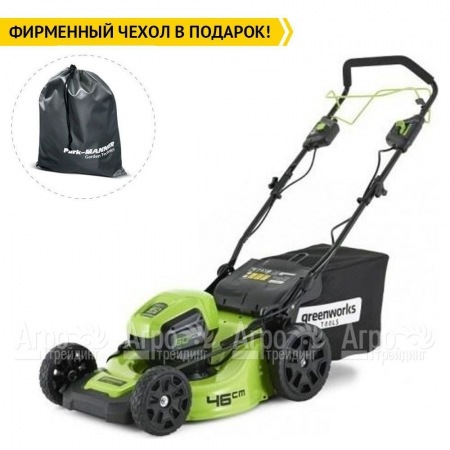 Газонокосилка аккумуляторная GreenWorks GD60LM46SPK4 в Иркутске