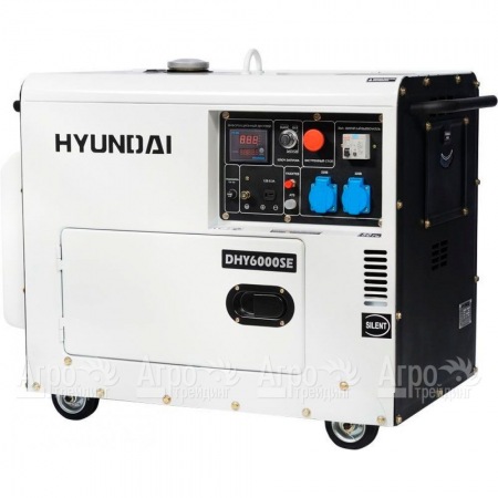 Дизельгенератор Hyundai DHY 6000SE 5 кВт  в Иркутске