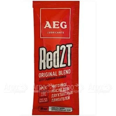 Масло минеральное AEG RED 2T Original blend API TC 20 мл для 2-х тактных двигателей в Иркутске