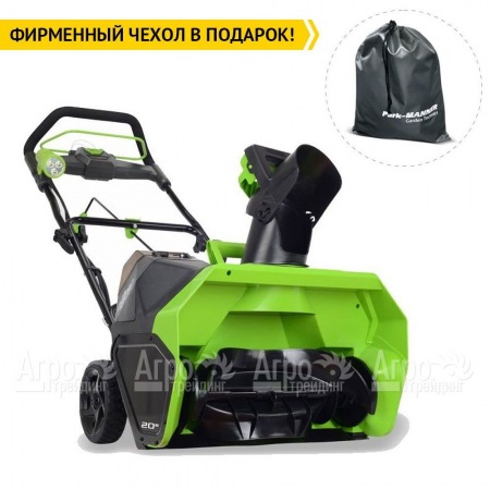 Снегоуборщик аккумуляторный GreenWorks G-Max GD40ST (без батареи и зарядного устройства)  в Иркутске